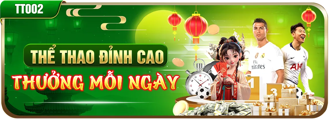 Sân vận động lớn với khán giả sôi động, cầu thủ đang thi đấu bóng đá, ánh sáng rực rỡ, không khí sôi động của cá cược thể thao trực tuyến tại 77win1 link vào. Màu sắc chủ đạo xanh lá và vàng.